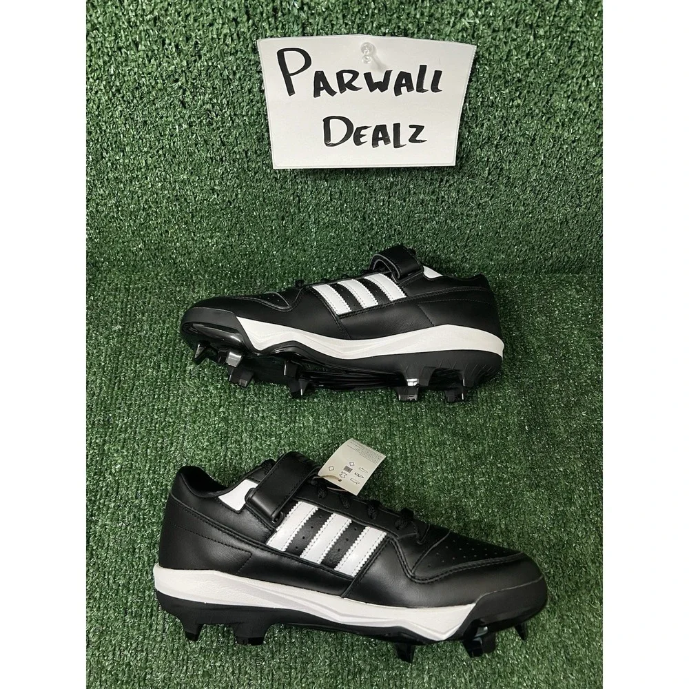 Adidas Forum TPU Baseball Cleats BSB Black White Men's Size 11 JR9614